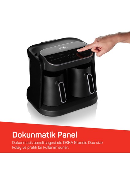 OK007 Okka Grandio Duo Türk Kahvesi Makinesi indirimleri