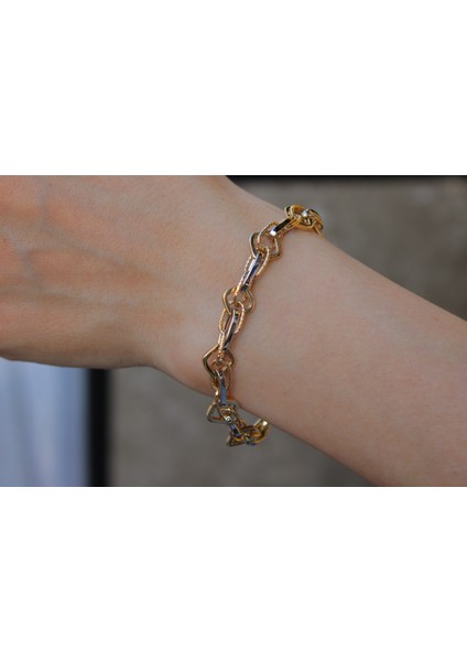 14 Ayar Altın 5,10 gr Üç Renk Bileklik fiyatları