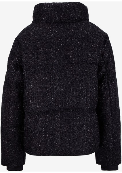 D5WL-MNT3677 Siyah Düz Kadın Mont fiyatları