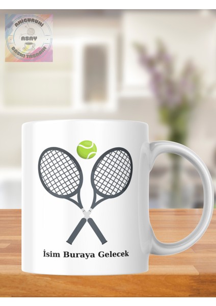 Tenis Temalı Kişiye Özel Kupa Bardak fiyatları