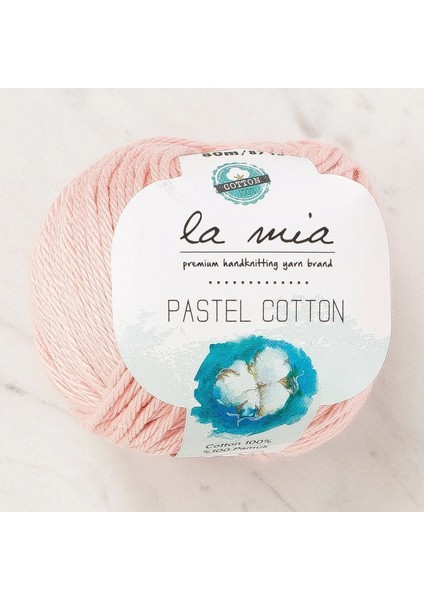 La Mia Pastel Cotton Şeker Pembe El Örgü İpi - L185 - 33952