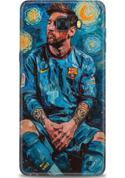 Samsung Galaxy C9 Pro Hd Baskılı Kılıf + 9h Nano Tam Kaplayan Ekran Koruyucu 12