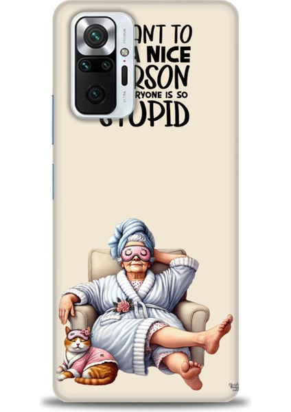 Xiaomi Redmi Note 10 Pro Hd Baskılı Kılıf + 9h Nano Tam Kaplayan Ekran Koruyucu 45