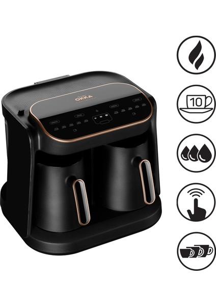 OK007 Okka Grandio Duo Türk Kahvesi Makinesi