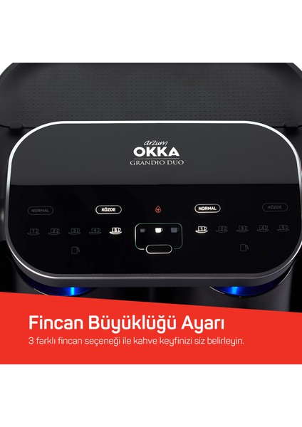 OK007 Okka Grandio Duo Türk Kahvesi Makinesi