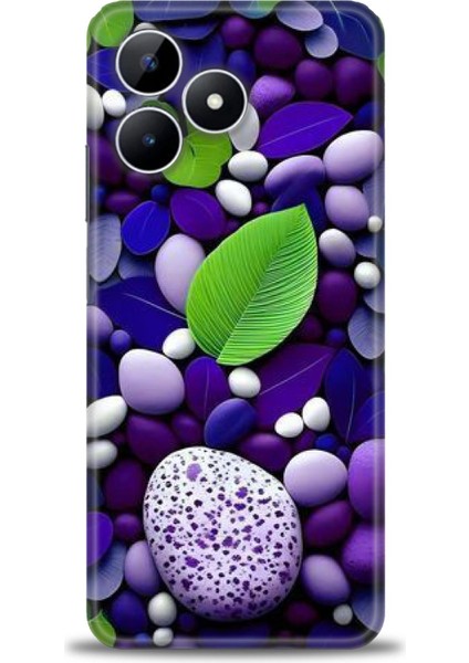 Realme Note 50 Kılıf Hd Baskılı Kılıf + 9h Nano Tam Kaplayan Ekran Koruyucu 341