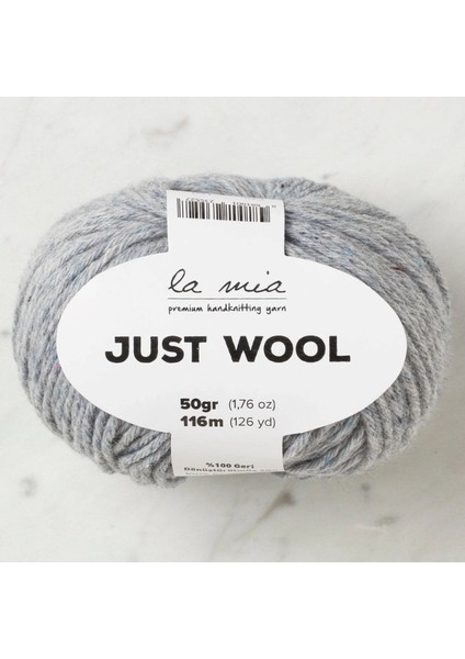 La Mia Just Wool Açık Gri El Örgü Ipi - LT002 - 33842