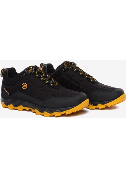 Erkek Siyah Sarı Hakiki Deri Su Geçirmez Outdoor Ayakkabı 5K1GA00171 modelleri