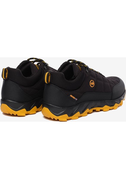 Erkek Siyah Sarı Hakiki Deri Su Geçirmez Outdoor Ayakkabı 5K1GA00171 fırsatları