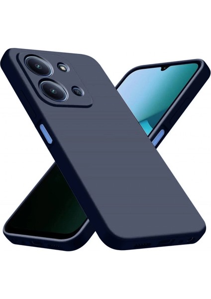 Redmi 15C 4g Nano Içi Kadife Silikon - Lacivert