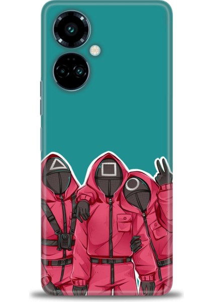 Tecno Camon 19 Pro Kılıf Hd Baskılı Kılıf + 9h Nano Tam Kaplayan Ekran Koruyucu 290