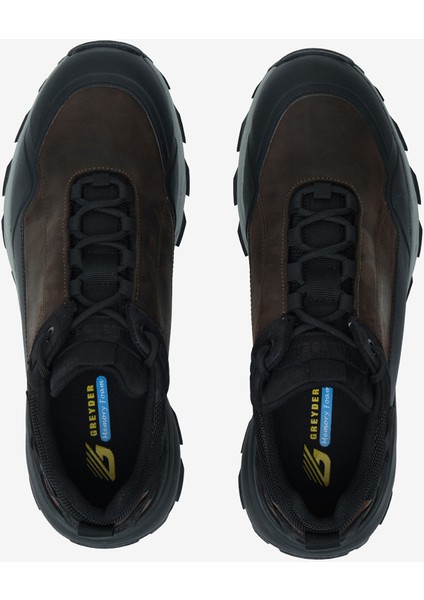 Erkek Kahverengi Hakiki Deri Su Geçirmez Outdoor Ayakkabı 5K1GA16348 indirimleri