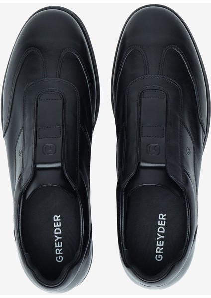 Erkek Siyah Hakiki Deri Klasik Ayakkabı 5K1KA64749