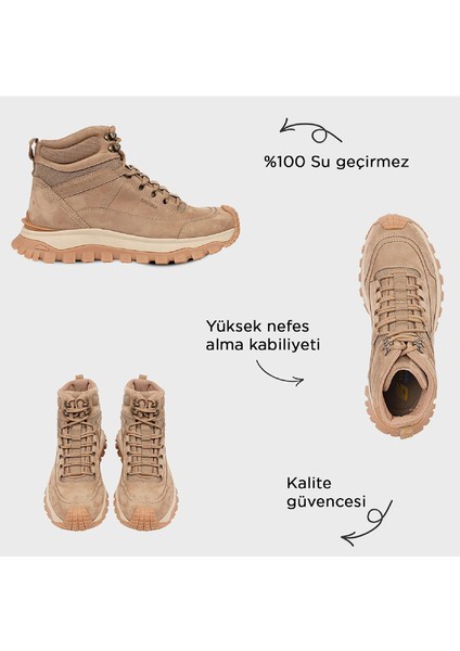 Erkek Vizon Hakiki Deri Su Geçirmez Outdoor Bot 5K1GB16350 modelleri