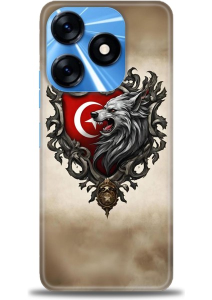 Tecno Spark 10 4g Kılıf Hd Baskılı Kılıf + 9h Nano Tam Kaplayan Ekran Koruyucu 461