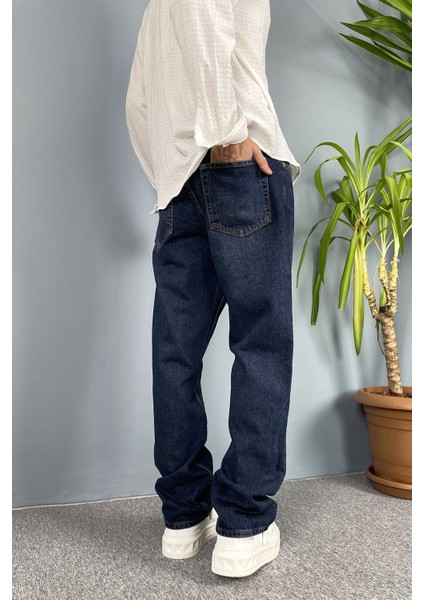 Lacivert Taşlanmış Jean - Kot Pantolon Regular Kalıp fırsatları