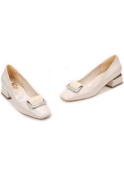 Papuçccity Hco 03075 3,5 cm Topuklu Kadın Ayakkabı
