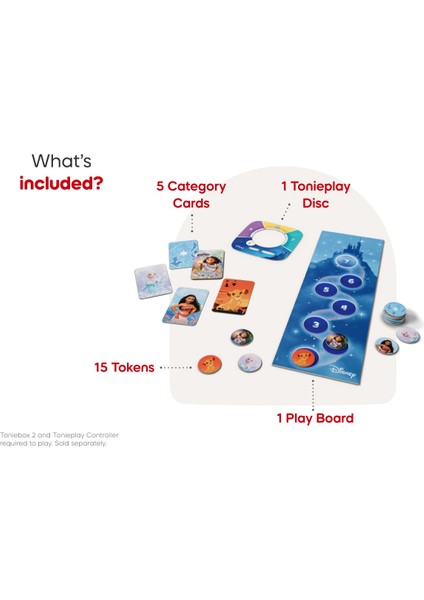 - Tonieplay Disney Bilgi Yarışması Krallığı Ingilizce Toniebox 2 Oyunu fırsatları