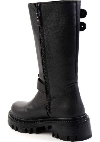 Kadın Siyah Kısa Çizme Bot - Siyah - 36 fiyatları