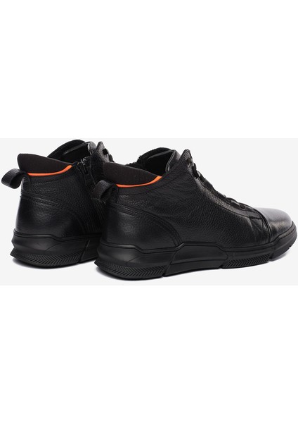 Erkek Siyah Hakiki Deri Sneaker Bot 5K1CB14361 fırsatları