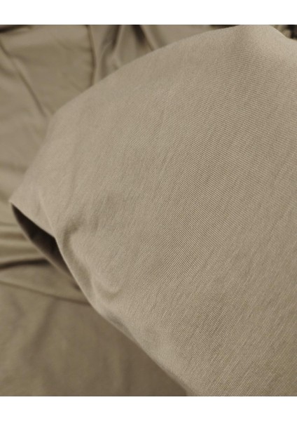 Yeşile Dönük Bej Renkte Penye Kumaş (En 140 cm x Boy 240 Cm) fırsatları