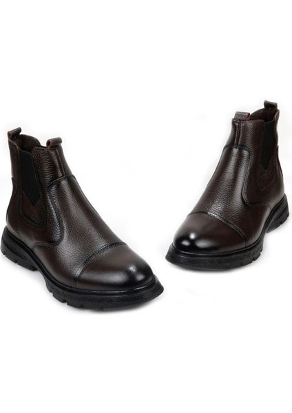 Bzky 2311 Erkek Kauçuk Taban Termal Hakiki Deri Bot fırsatları