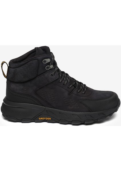 Erkek Siyah Hakiki Deri Su Geçirmez Outdoor Bot 5K1GB16342