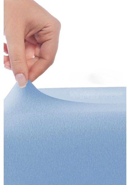 Çift Kişilik Düz Penye %100 Pamuklu Lastikli Çarşaf 160X200 Newsheet Mavi modelleri