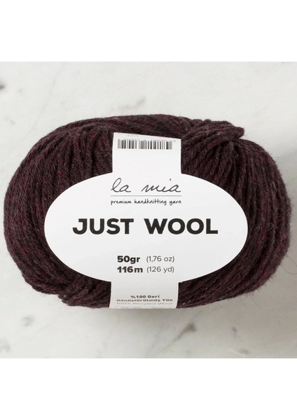 La Mia Just Wool Mürdüm El Örgü Ipi - LT009 - 33835