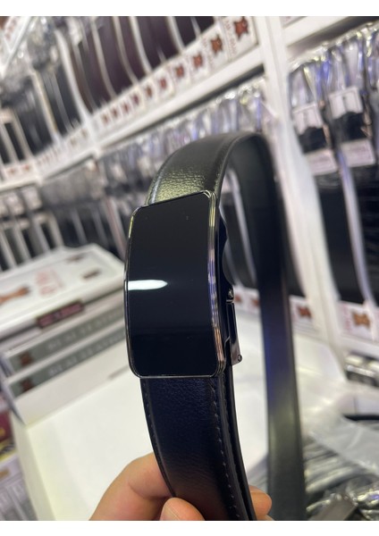 Yeni Otomatik Tokalı Deliksiz Klasik Erkek Kemeri modelleri