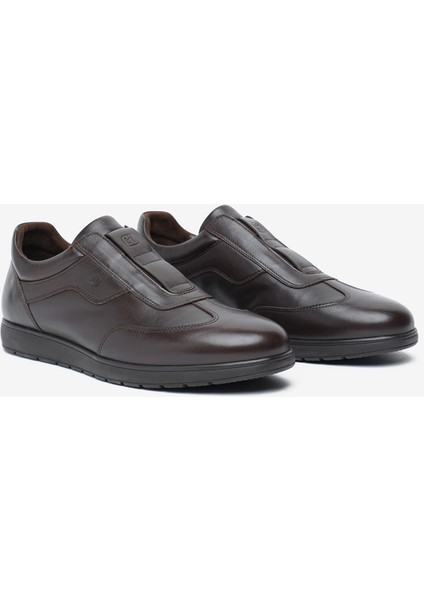 Erkek Kahverengi Hakiki Deri Klasik Ayakkabı 5K1KA64749