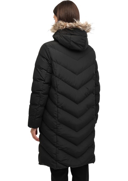 Wl 3dıana 5pr Siyah Kadın Uzun Kaban fiyatları