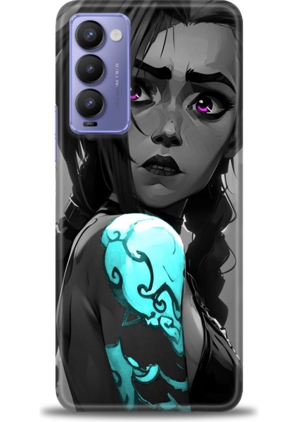 Tecno Camon 18 Kılıf Hd Baskılı Kılıf + 9h Nano Tam Kaplayan Ekran Koruyucu 279