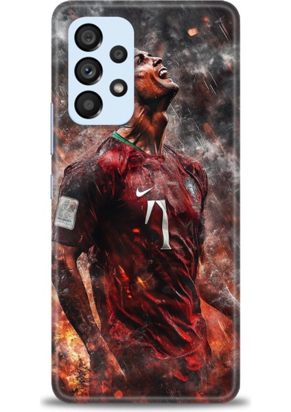 Samsung Galaxy A53 5g Hd Baskılı Kılıf + 9h Nano Tam Kaplayan Ekran Koruyucu 8