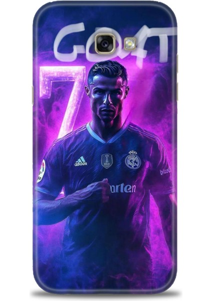 Samsung Galaxy A7 2017 Hd Baskılı Kılıf + 9h Nano Tam Kaplayan Ekran Koruyucu 9