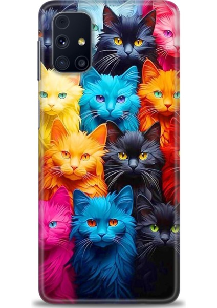 Samsung Galaxy M31S Hd Baskılı Kılıf + 9h Nano Tam Kaplayan Ekran Koruyucu 70