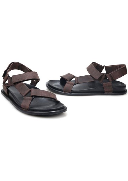 PS-33770 Erkek Ortopedik Deri Sandalet modelleri