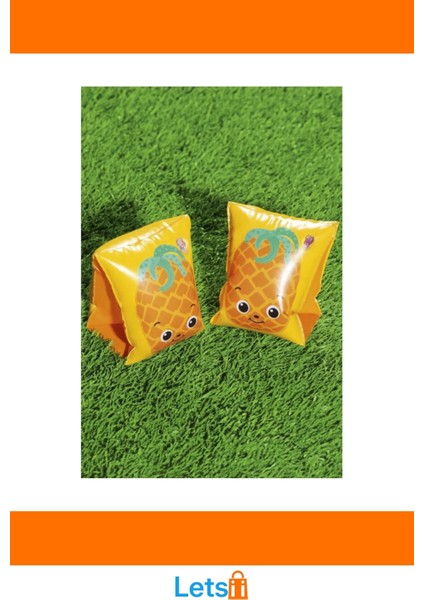 Meyve Desenli Çocuk Deniz Kolluğu 5 12 Yaş Karpuz ve Ananas Tasarımlı modelleri