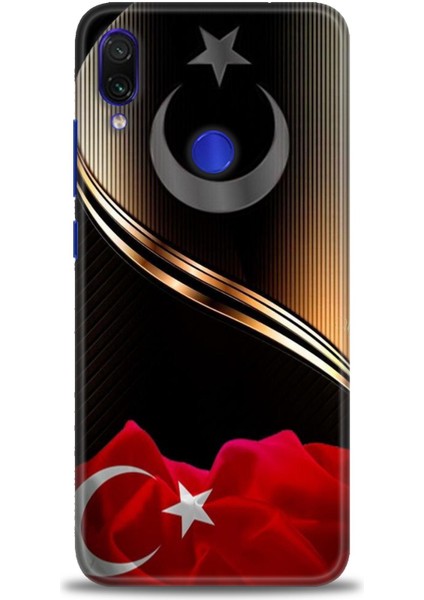Xiaomi Redmi Note 7 Hd Baskılı Kılıf + 9h Nano Tam Kaplayan Ekran Koruyucu 33