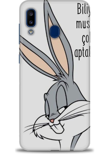 Samsung Galaxy A20 Hd Baskılı Kılıf + 9h Nano Tam Kaplayan Ekran Koruyucu 153