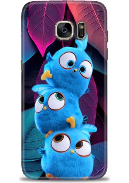 Samsung Galaxy S7 Edge Hd Baskılı Kılıf + 9h Nano Tam Kaplayan Ekran Koruyucu 363