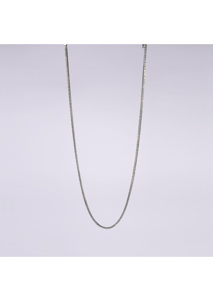 4n Kare Traşlı Tilki Kuyruğu Gümüş Zincir indirimleri