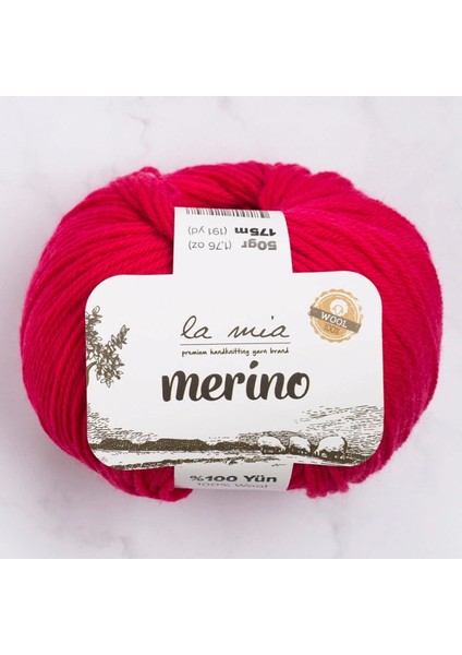 La Mia Merino Fuşya El Örgü Ipi - L058 - 33787