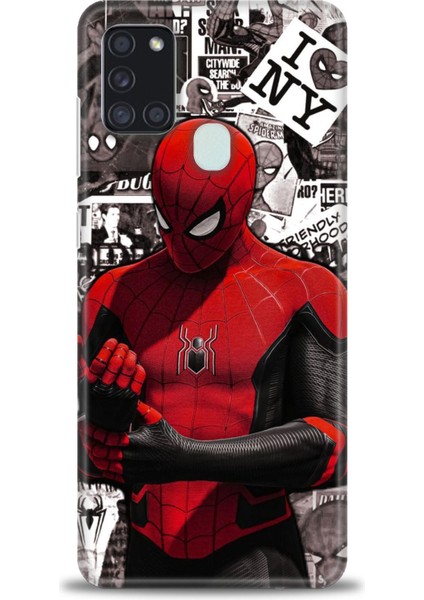 Samsung Galaxy A21S Hd Baskılı Kılıf + 9h Nano Tam Kaplayan Ekran Koruyucu 95