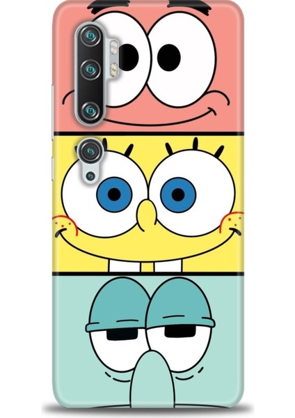 Xiaomi Mi Note 10 Pro Kılıf Hd Baskılı Kılıf + 9h Nano Tam Kaplayan Ekran Koruyucu 454