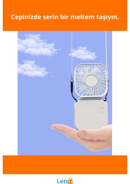 Taşınabilir Katlanabilir USB Masa Fanı 15 cm Hızlı Şarj fiyatları