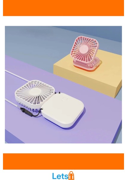 Taşınabilir Katlanabilir USB Masa Fanı 15 cm Hızlı Şarj modelleri
