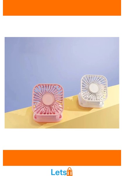 Taşınabilir Katlanabilir USB Masa Fanı 15 cm Hızlı Şarj fırsatları