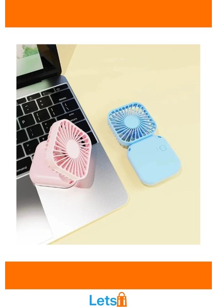 Taşınabilir Katlanabilir USB Masa Fanı 15 cm Hızlı Şarj indirimleri