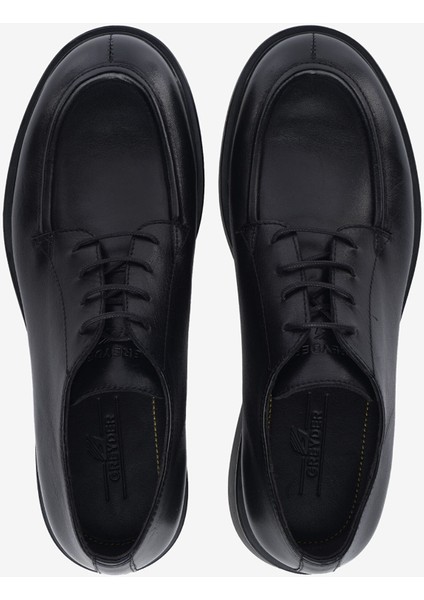 Erkek Siyah Hakiki Deri Oxford Ayakkabı 5K1KA18771 indirimleri